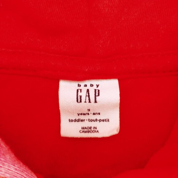 Gap Hooded Zip-Up Logo Sweatshirt 3T - Picture 8 of 9